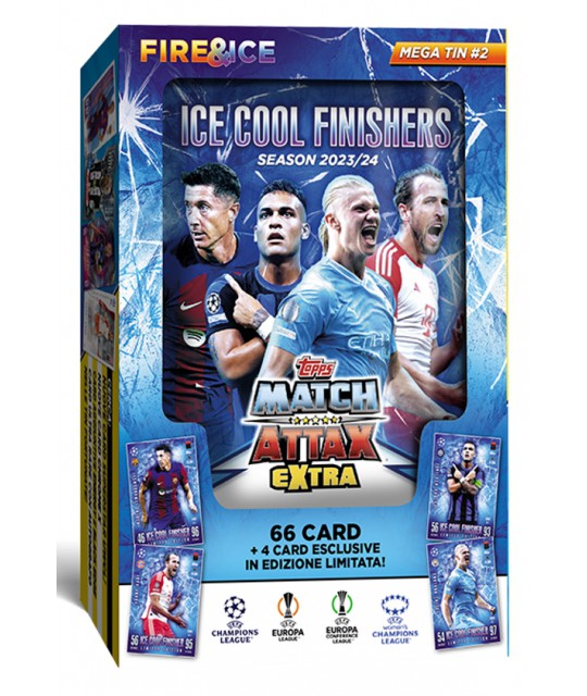 Topps Match Attax Extra Champions League 2023/2024 Mega Tin 2 ICE COOL FINISHERS